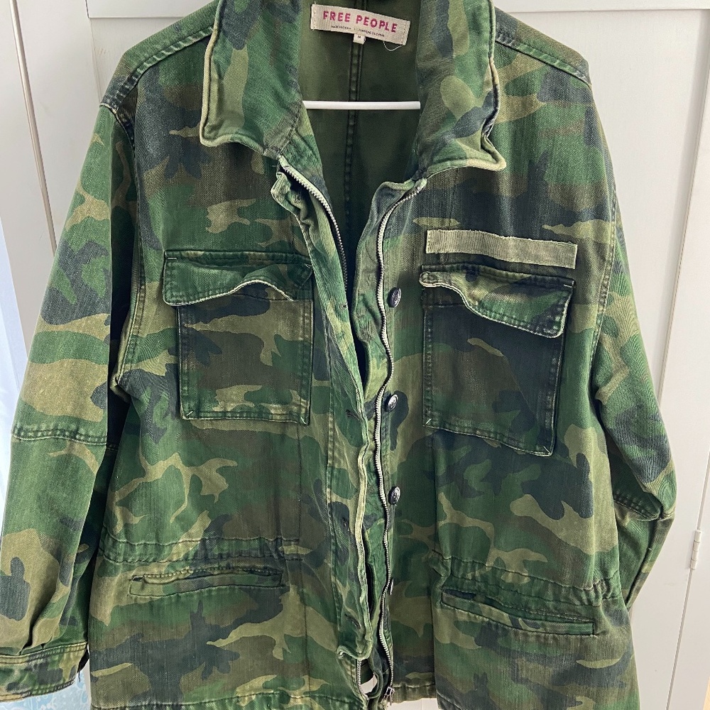 Free People Army Jacket